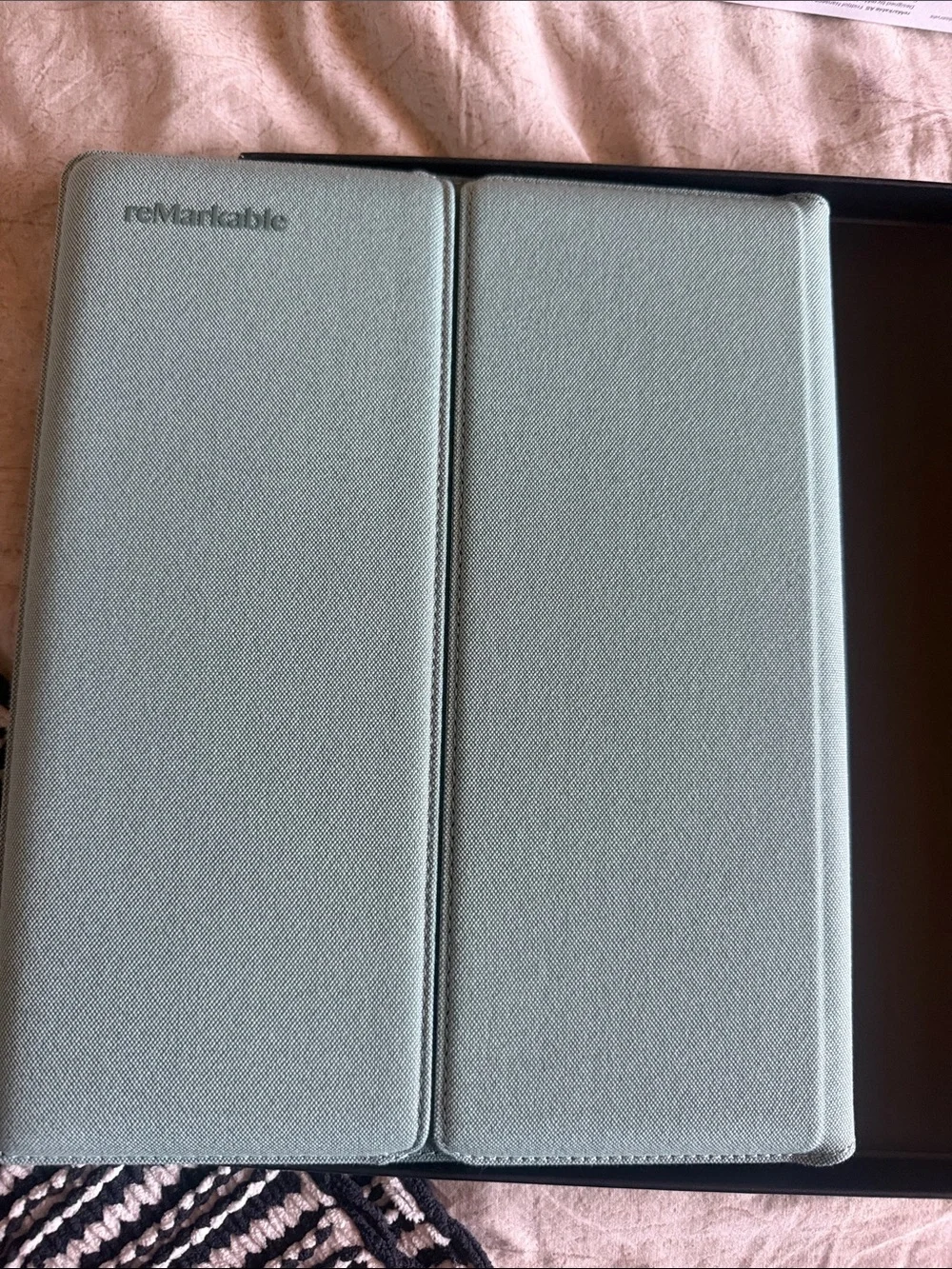 reMarkable Sleeve Folio in Mist Green - Protective Tablet Sleeve